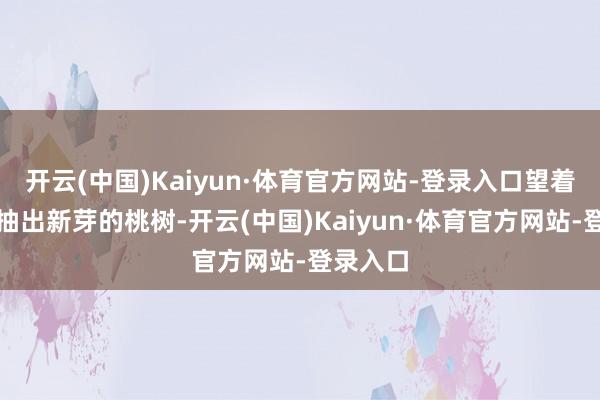 开云(中国)Kaiyun·体育官方网站-登录入口望着院子里抽出新芽的桃树-开云(中国)Kaiyun·体育官方网站-登录入口