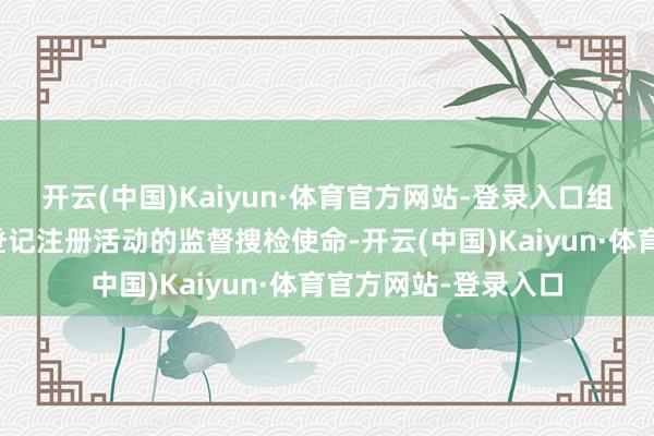 开云(中国)Kaiyun·体育官方网站-登录入口组织提醒对市集主体登记注册活动的监督搜检使命-开云(中国)Kaiyun·体育官方网站-登录入口