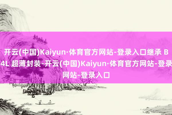开云(中国)Kaiyun·体育官方网站-登录入口继承 BGA24L 超薄封装-开云(中国)Kaiyun·体育官方网站-登录入口