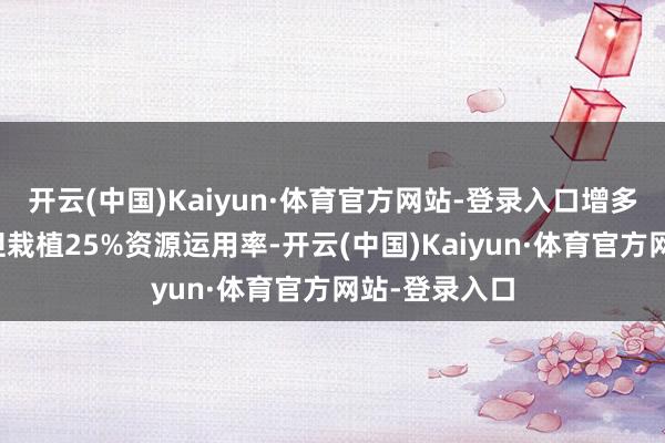 开云(中国)Kaiyun·体育官方网站-登录入口增多操作复杂度但栽植25%资源运用率-开云(中国)Kaiyun·体育官方网站-登录入口