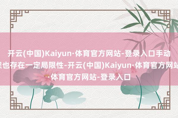 开云(中国)Kaiyun·体育官方网站-登录入口手动档案密集架也存在一定局限性-开云(中国)Kaiyun·体育官方网站-登录入口