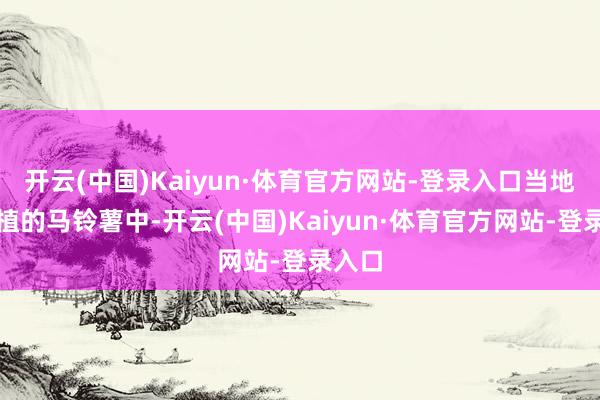 开云(中国)Kaiyun·体育官方网站-登录入口当地年培植的马铃薯中-开云(中国)Kaiyun·体育官方网站-登录入口