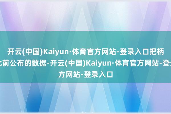 开云(中国)Kaiyun·体育官方网站-登录入口把柄官方此前公布的数据-开云(中国)Kaiyun·体育官方网站-登录入口