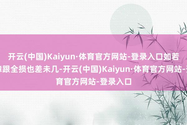 开云(中国)Kaiyun·体育官方网站-登录入口如若要走保障跟全损也差未几-开云(中国)Kaiyun·体育官方网站-登录入口