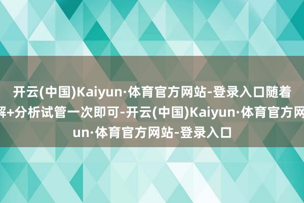 开云(中国)Kaiyun·体育官方网站-登录入口随着教程到手剖解+分析试管一次即可-开云(中国)Kaiyun·体育官方网站-登录入口