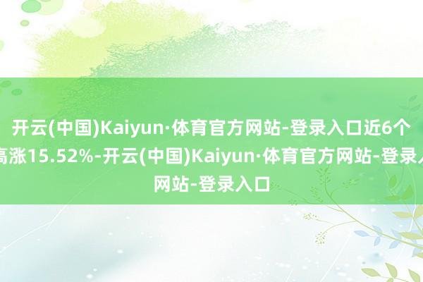 开云(中国)Kaiyun·体育官方网站-登录入口近6个月高涨15.52%-开云(中国)Kaiyun·体育官方网站-登录入口