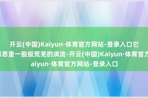 开云(中国)Kaiyun·体育官方网站-登录入口它成了众人审好意思里一股挺荒芜的清流-开云(中国)Kaiyun·体育官方网站-登录入口