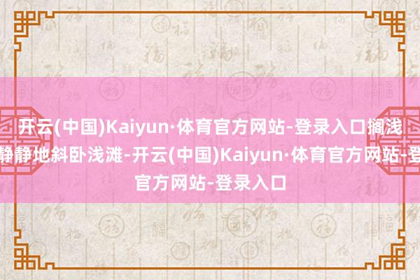 开云(中国)Kaiyun·体育官方网站-登录入口搁浅的巨轮静静地斜卧浅滩-开云(中国)Kaiyun·体育官方网站-登录入口