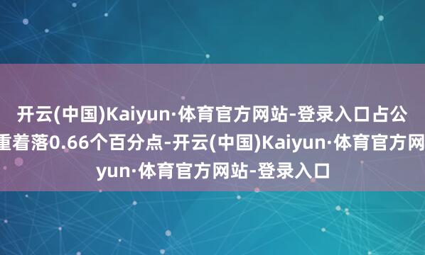 开云(中国)Kaiyun·体育官方网站-登录入口占公司总钞票比重着落0.66个百分点-开云(中国)Kaiyun·体育官方网站-登录入口