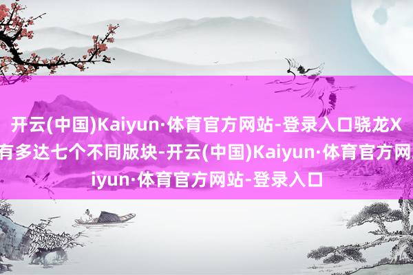 开云(中国)Kaiyun·体育官方网站-登录入口骁龙X2 Elite系列有多达七个不同版块-开云(中国)Kaiyun·体育官方网站-登录入口