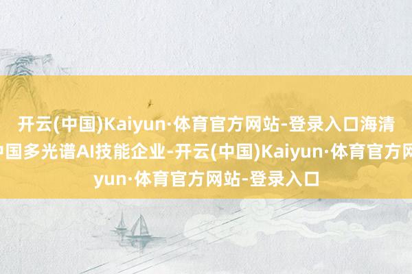 开云(中国)Kaiyun·体育官方网站-登录入口海清智元是一家中国多光谱AI技能企业-开云(中国)Kaiyun·体育官方网站-登录入口