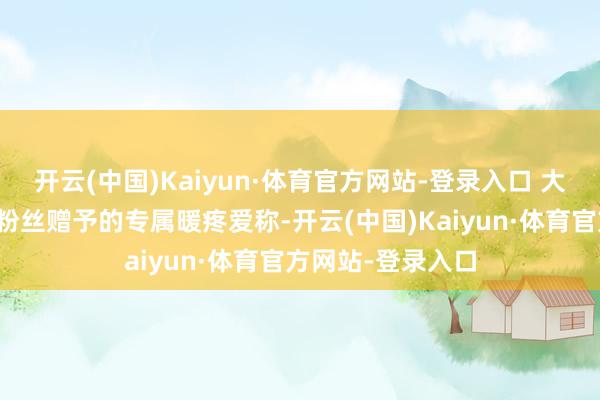 开云(中国)Kaiyun·体育官方网站-登录入口 大眼萌姐是网友和粉丝赠予的专属暖疼爱称-开云(中国)Kaiyun·体育官方网站-登录入口