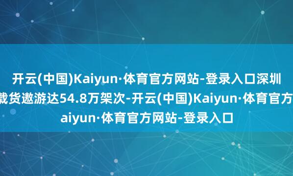 开云(中国)Kaiyun·体育官方网站-登录入口深圳市无东谈主机载货遨游达54.8万架次-开云(中国)Kaiyun·体育官方网站-登录入口