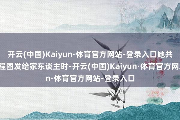 开云(中国)Kaiyun·体育官方网站-登录入口她共享我方把启程图发给家东谈主时-开云(中国)Kaiyun·体育官方网站-登录入口